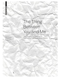 Front cover_The Thing between You and Me