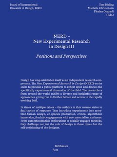 Front cover_NERD - New Experimental Research in Design 3