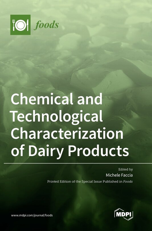 Couverture_Chemical And Technological Characterization Of Dairy Products