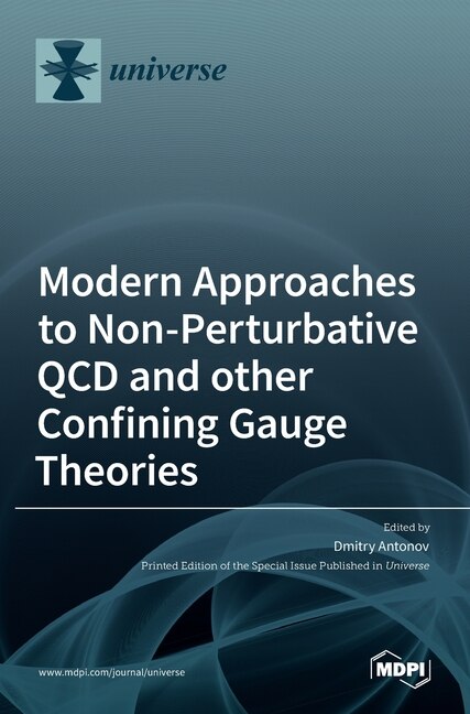 Couverture_Modern Approaches to Non-Perturbative QCD and other Confining Gauge Theories