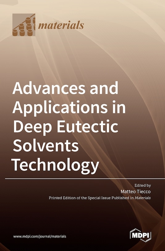 Couverture_Advances and Applications in Deep Eutectic Solvents Technology