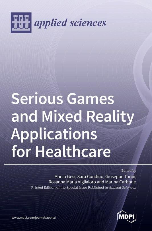 Couverture_Serious Games and Mixed Reality Applications for Healthcare