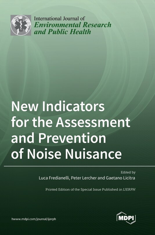 Couverture_New Indicators for the Assessment and Prevention of Noise Nuisance