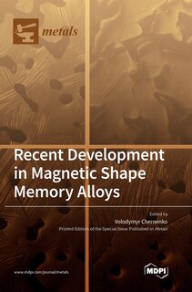 Couverture_Recent Development in Magnetic Shape Memory Alloys