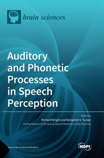 Couverture_Auditory and Phonetic Processes in Speech Perception