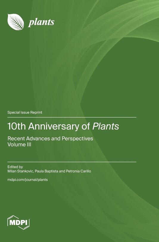 Front cover_10th Anniversary of Plants