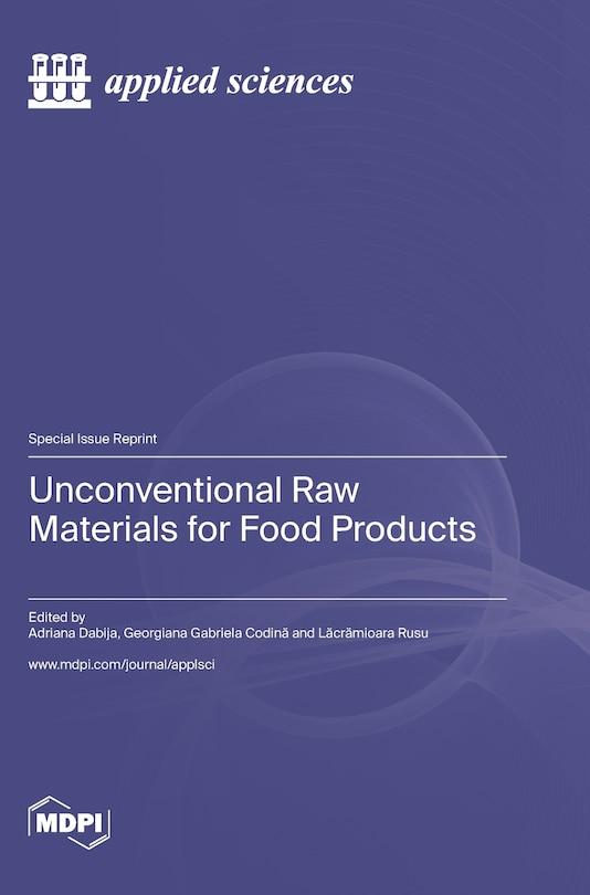 Front cover_Unconventional Raw Materials for Food Products