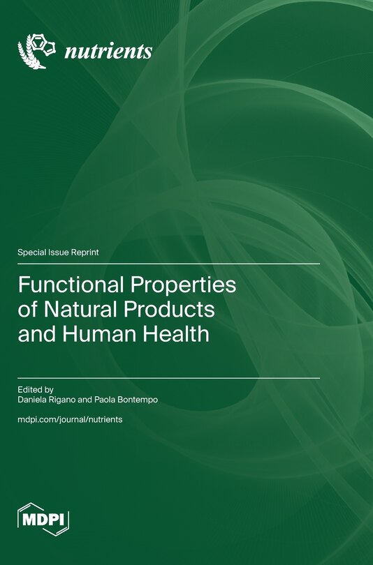 Couverture_Functional Properties of Natural Products and Human Health
