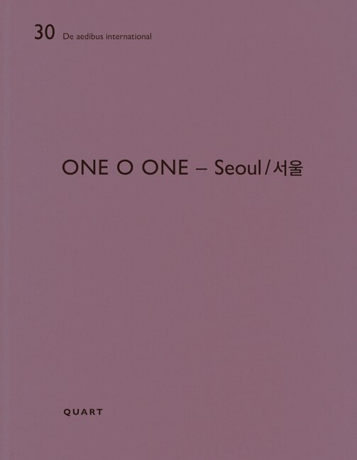 Front cover_One O One – Seoul