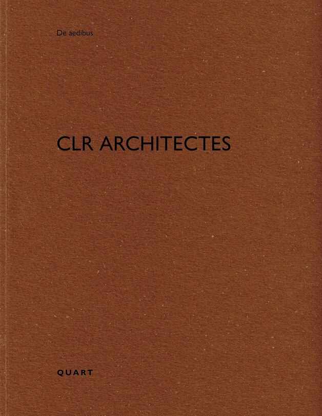 Front cover_CLR architectes