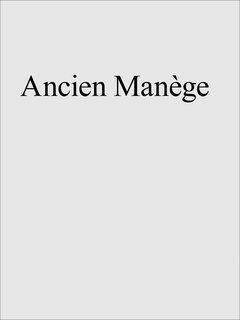 Couverture_Ancien Manège