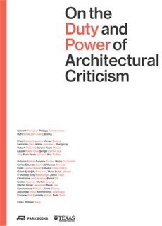 Couverture_On The Duty And Power Of Architectural Criticism