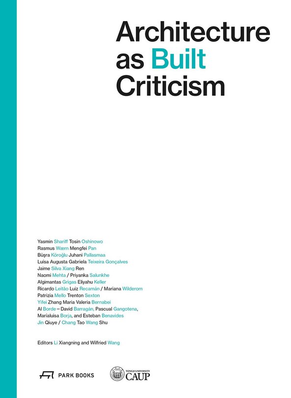 Front cover_Architecture as Built Criticism
