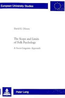 Front cover_The Scope And Limits Of Folk Psychology