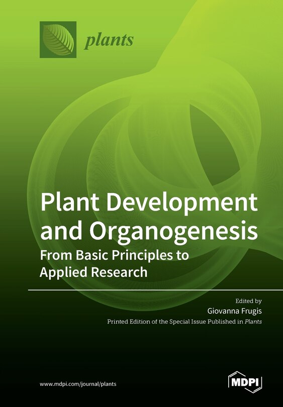Front cover_Plant Development And Organogenesis
