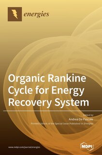 Couverture_Organic Rankine Cycle for Energy Recovery System