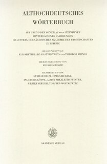 Front cover_Band V: K-L, 1./2. Lieferung (K bis kezzil)