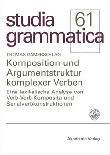 Front cover_Komposition und Argumentstruktur komplexer Verben