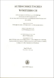 Front cover_Band V: K-L, 14. Lieferung (ir-liogan bis liut)