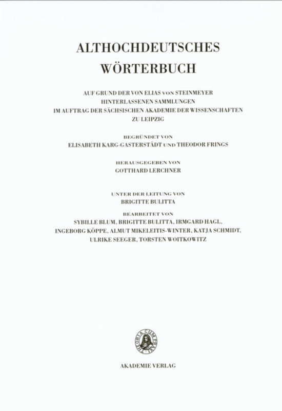 Couverture_Band VI: M–N. 10. Lieferung (mit bis mor(a)beri)