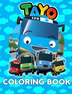 Front cover_TAYO the Little Bus Coloring Book for Kids