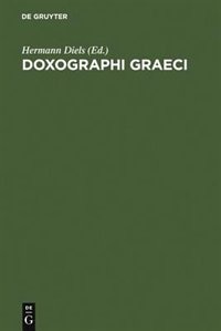 Couverture_Doxographi Graeci
