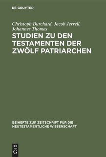 Couverture_Studien zu den Testamenten der Zwölf Patriarchen