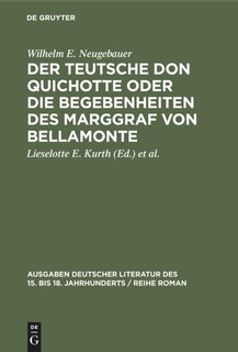 Couverture_Der Teutsche Don Quichotte oder Die Begebenheiten des Marggraf von Bellamonte