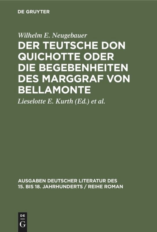 Couverture_Der Teutsche Don Quichotte oder Die Begebenheiten des Marggraf von Bellamonte