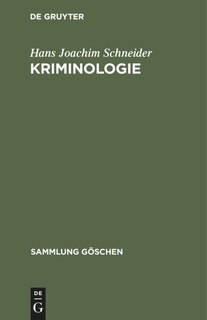 Front cover_Kriminologie