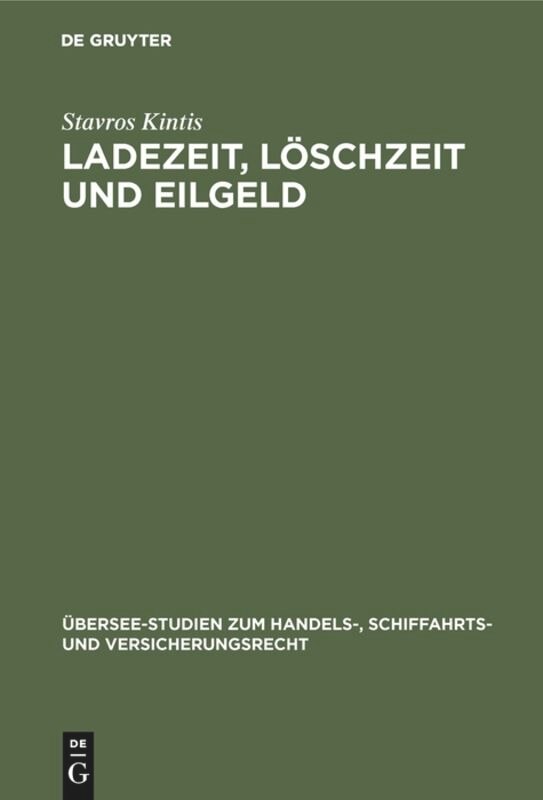 Ladezeit, Löschzeit und Eilgeld