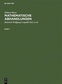 Front cover_Helmut Hasse: Mathematische Abhandlungen. 1
