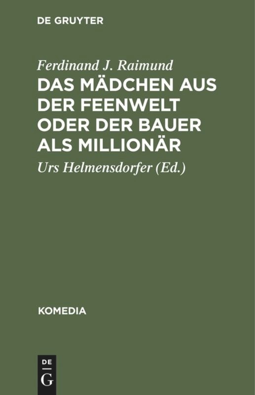 Front cover_Das Mädchen aus der Feenwelt oder Der Bauer als Millionär