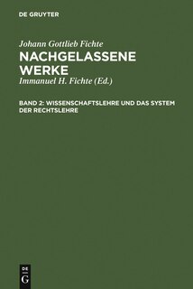 Couverture_Wissenschaftslehre Und Das System Der Rechtslehre