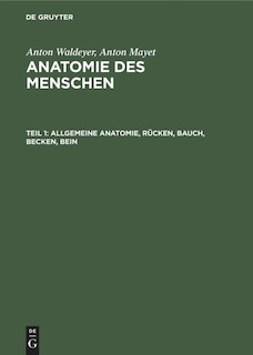 Allgemeine Anatomie, Rücken, Bauch, Becken, Bein