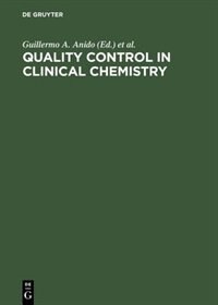 Couverture_Quality Control in Clinical Chemistry