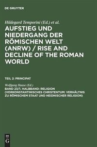 Front cover_Religion (Vorkonstantinisches Christentum: Verhältnis zu römischem Staat und heidnischer Religion)