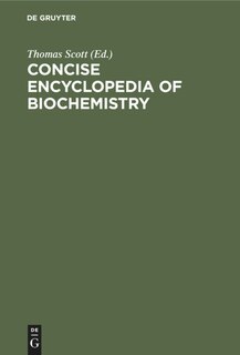 Couverture_Concise encyclopedia of biochemistry