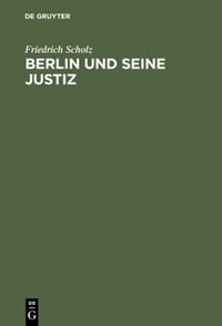 Front cover_Berlin und seine Justiz