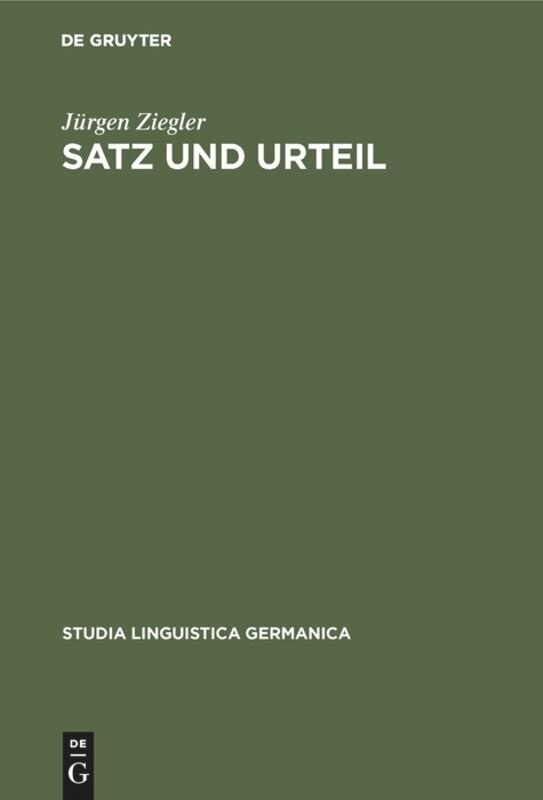 Couverture_Satz und Urteil