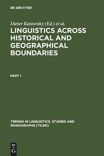 Couverture_Linguistics across Historical and Geographical Boundaries