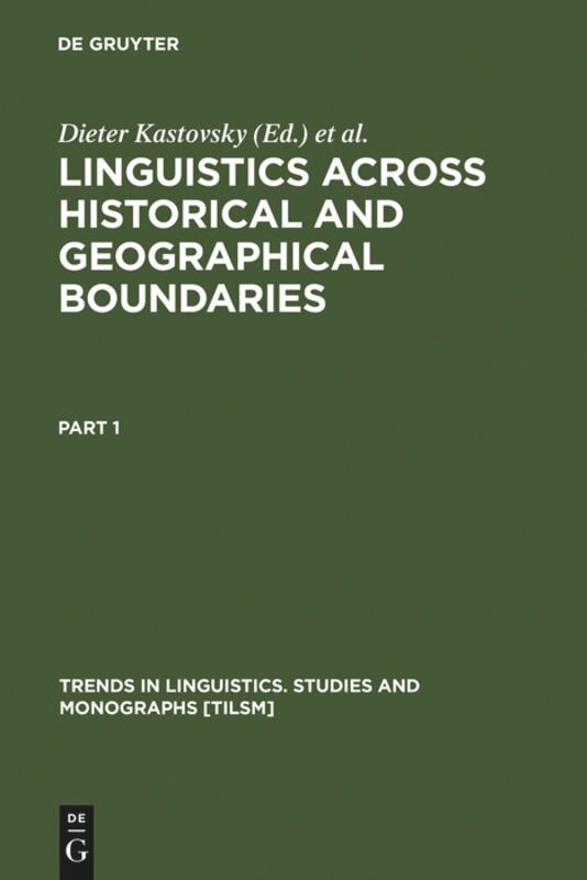 Couverture_Linguistics across Historical and Geographical Boundaries