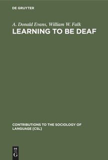Front cover_Learning to be Deaf