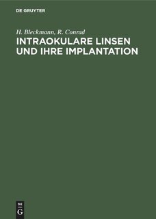Front cover_Intraokulare Linsen und ihre Implantation