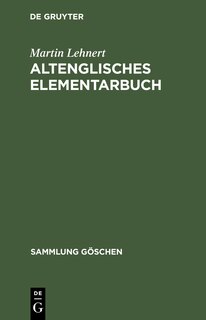 Front cover_Altenglisches Elementarbuch