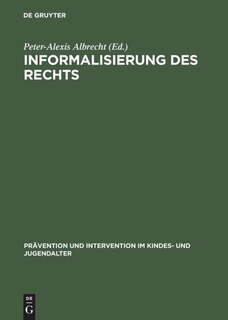 Couverture_Informalisierung des Rechts