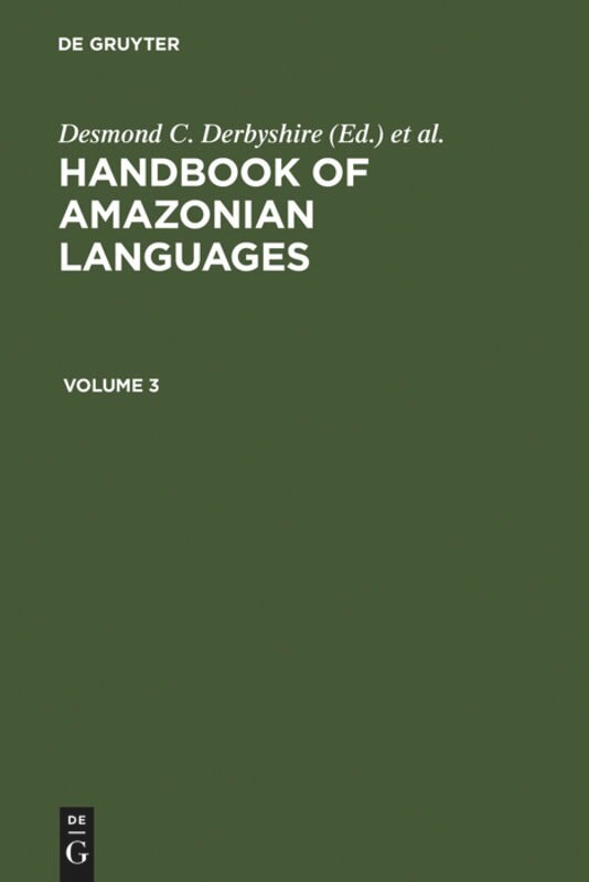 HANDBOOK AMAZONIAN LANGUAGES