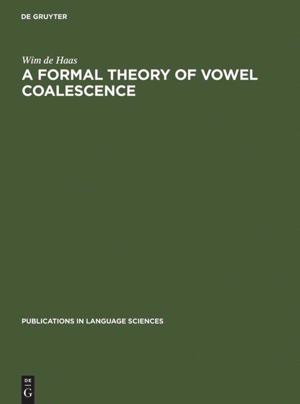 Front cover_A Formal Theory of Vowel Coalescence