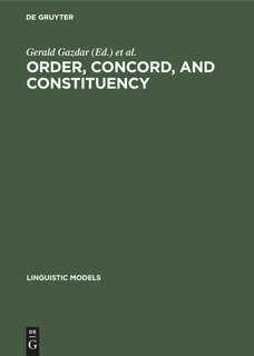 Couverture_Order, Concord, And Constituency