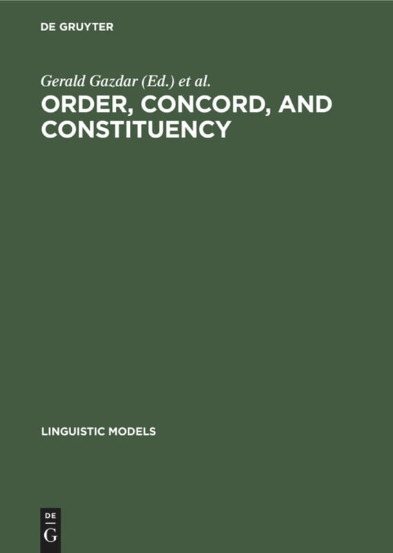 Couverture_Order, Concord, And Constituency